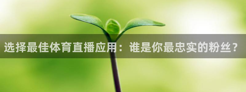 选择最佳体育直播应用：谁是你最忠实的粉丝？