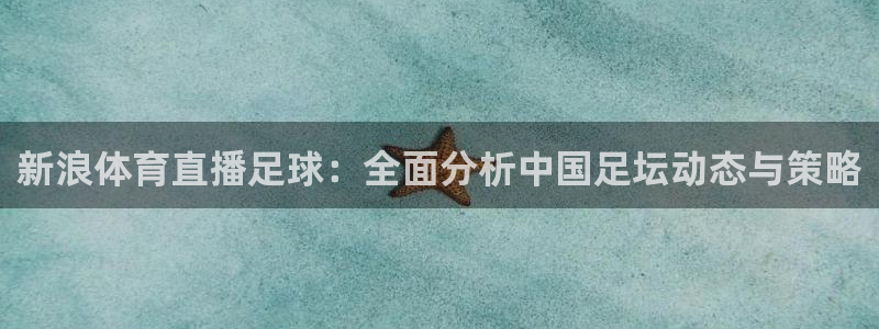 新浪体育直播足球：全面分析中国足坛动态与策略