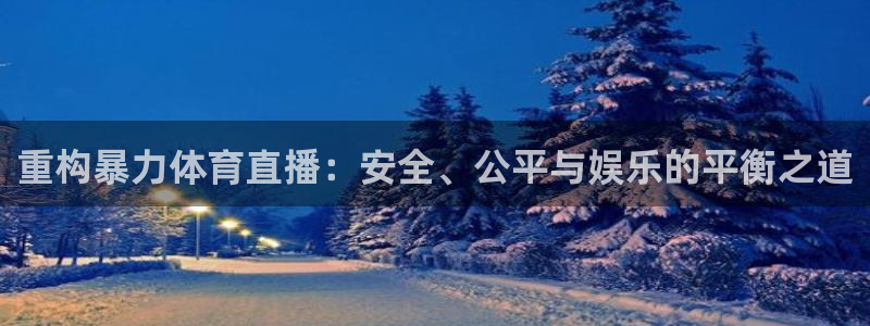 重构暴力体育直播：安全、公平与娱乐的平衡之道