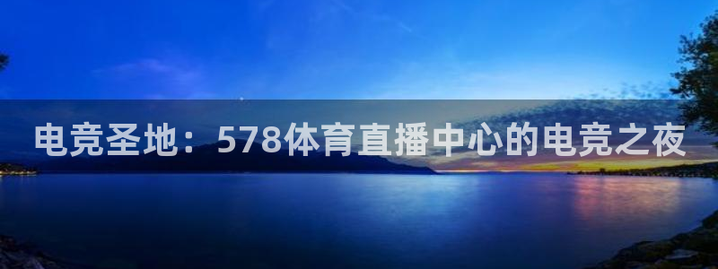 电竞圣地：578体育直播中心的电竞之夜